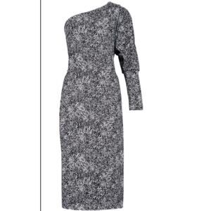 Chiara Boni La Petite Robe Hettie one shoulder bodycon dress Dalia Print sz 42 6